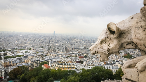 Paris View from Sacre Coeur Basilica