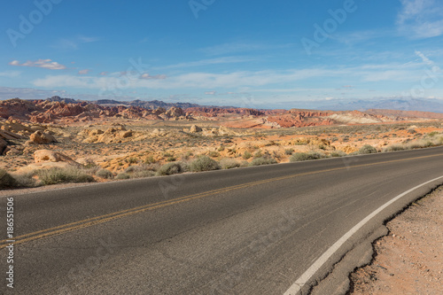 Scenic Valley of Fire Landscape