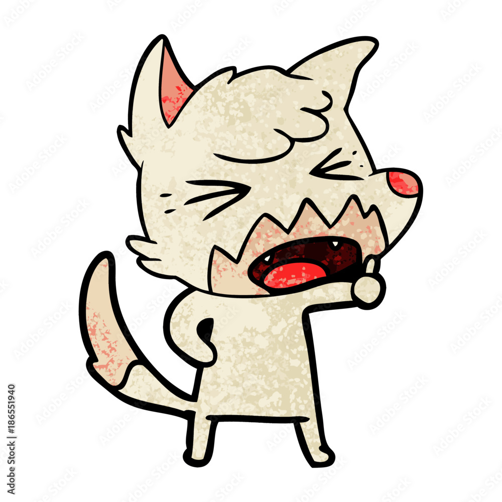 angry cartoon fox angry cartoon fox