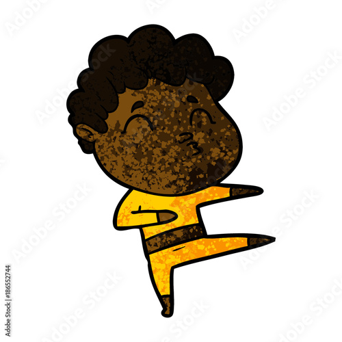 cartoon man pouting