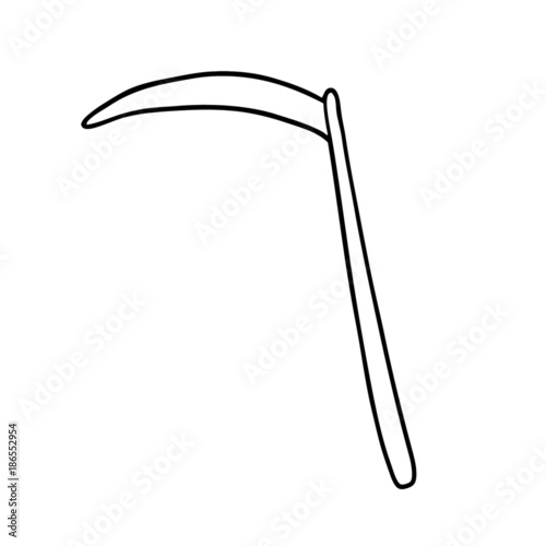 cartoon scythe