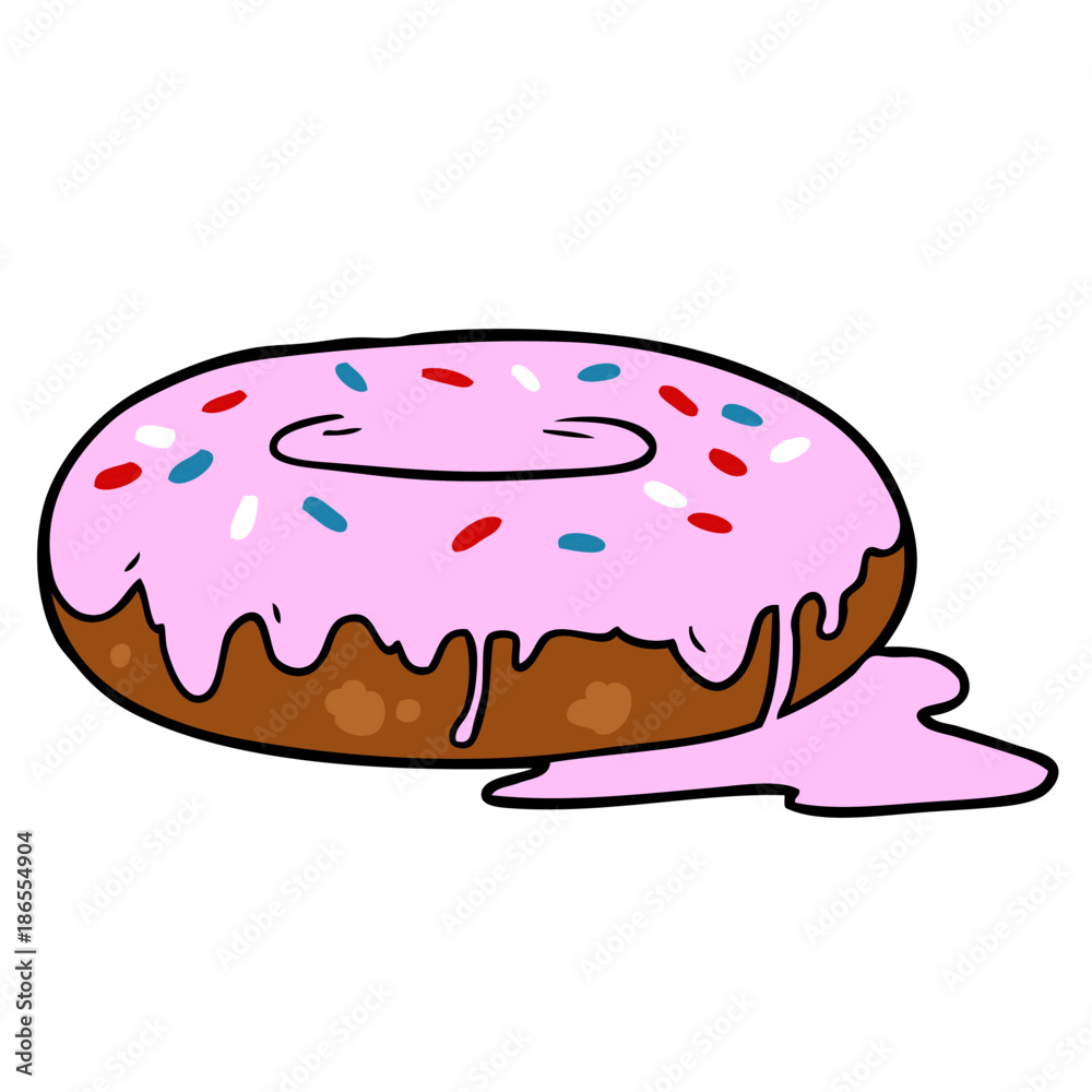 cartoon donut