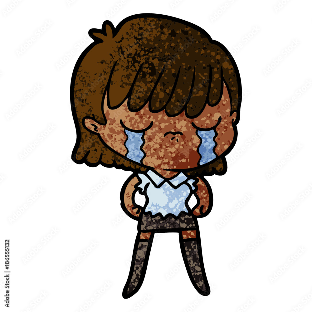 cartoon woman crying cartoon woman crying