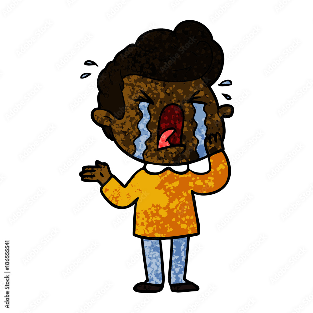 cartoon crying man cartoon crying man