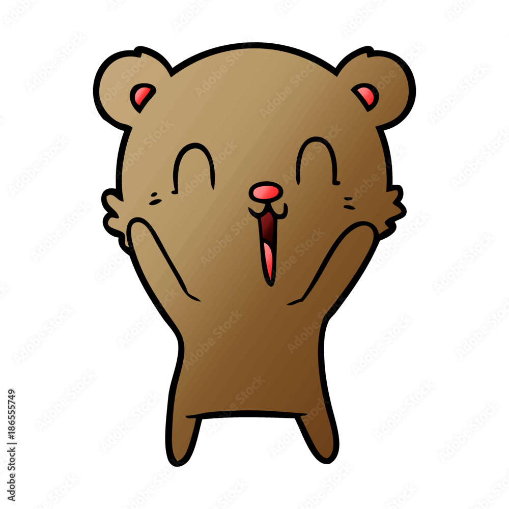 Fototapeta premium bear cartoon character
