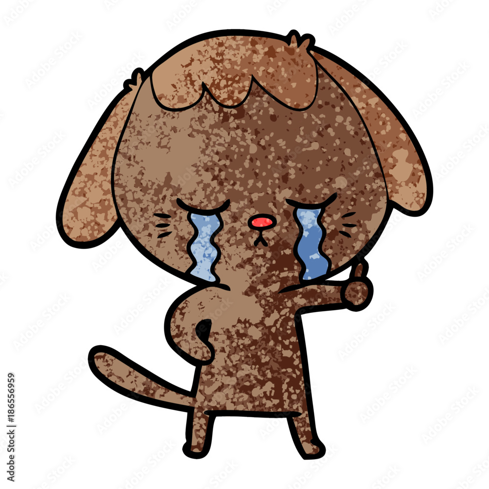 Obraz premium cartoon dog