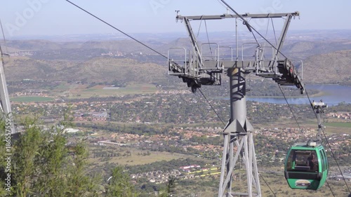 Car leaves top of Hartbeespoort cableway  photo