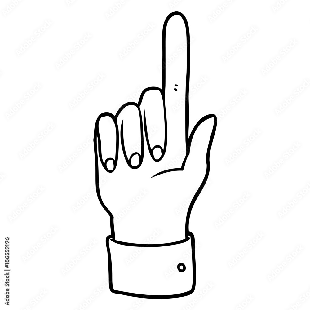 cartoon pointing hand cartoon pointing hand