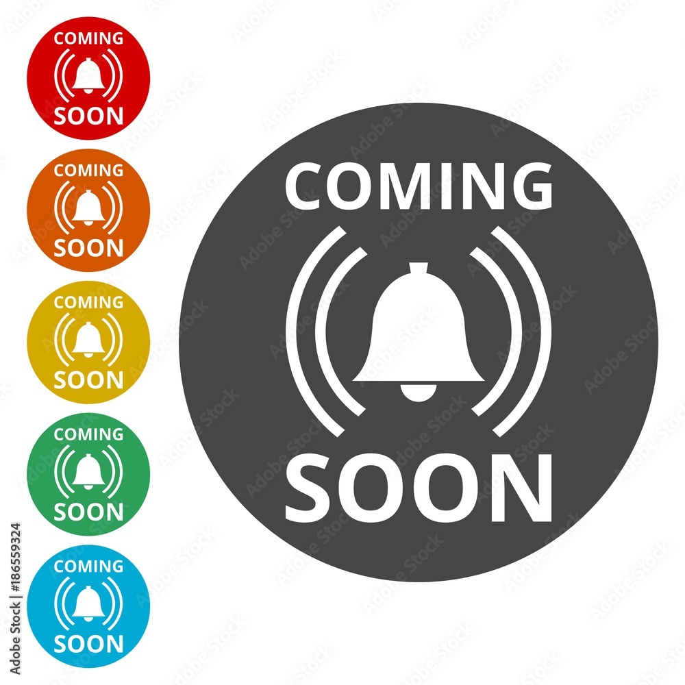 Coming Soon Sign - illustration Coming Soon Sign - illustration