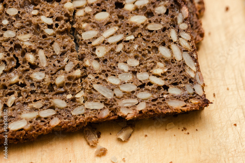 Wallpaper Mural Fresh brown bread close up Torontodigital.ca