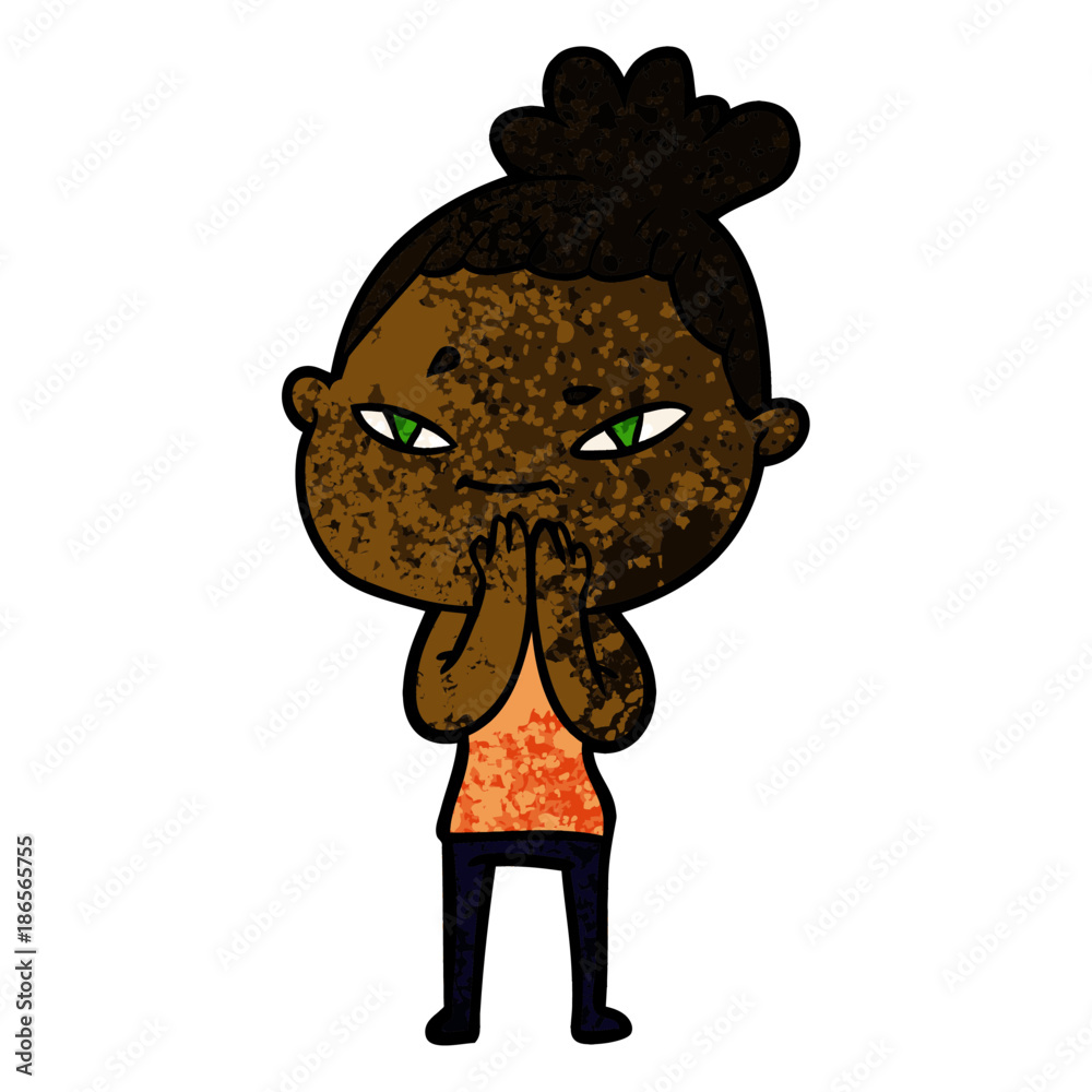 cartoon woman cartoon woman