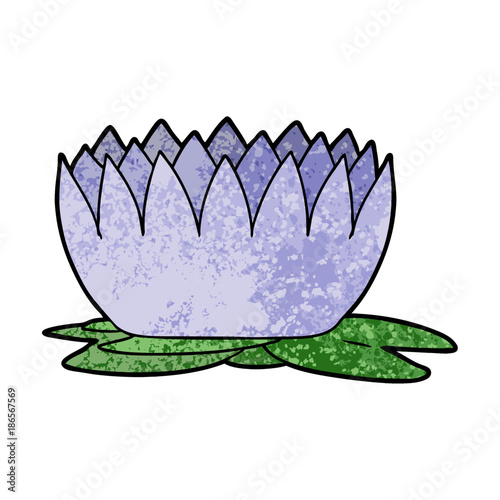 cartoon waterlily