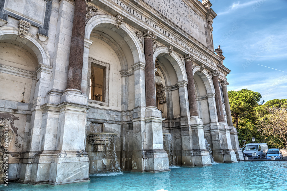 Acqua Paola fountain in Rome