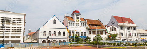 Bilde på lerret Old colonial building in the old town of Jakarta, Batavia, Java