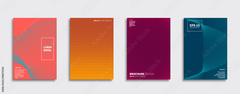 Minimal Vector cover designs. Future Poster template.