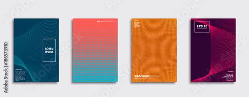Minimal Vector cover designs. Future Poster template.