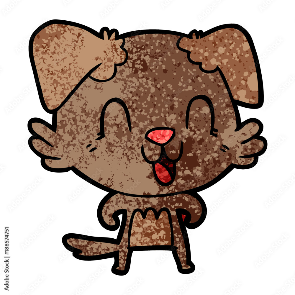 laughing cartoon dog laughing cartoon dog