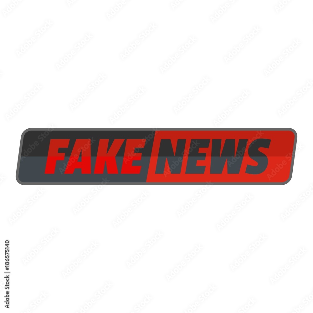 Fake news icon. Flat illustration of fake news vector icon for web. Fake news icon. Flat illustration of fake news vector icon for web.