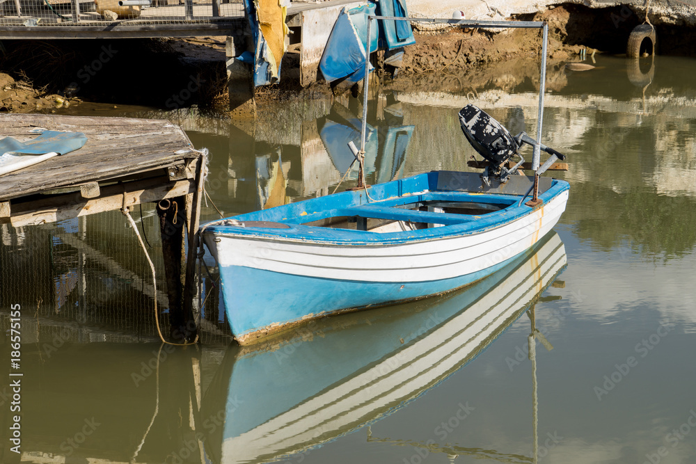 Boat on pier