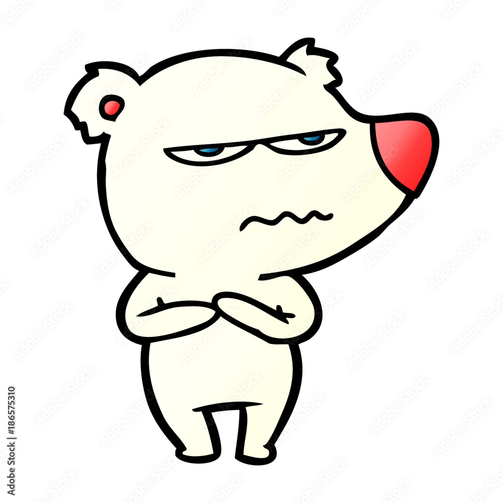 Obraz premium polar bear cartoon