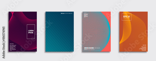 Minimal Vector cover designs. Future Poster template.