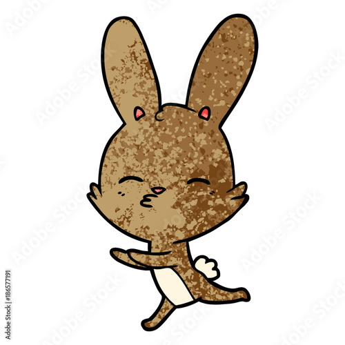 curious bunny cartoon
