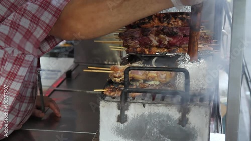 food stand in New York City