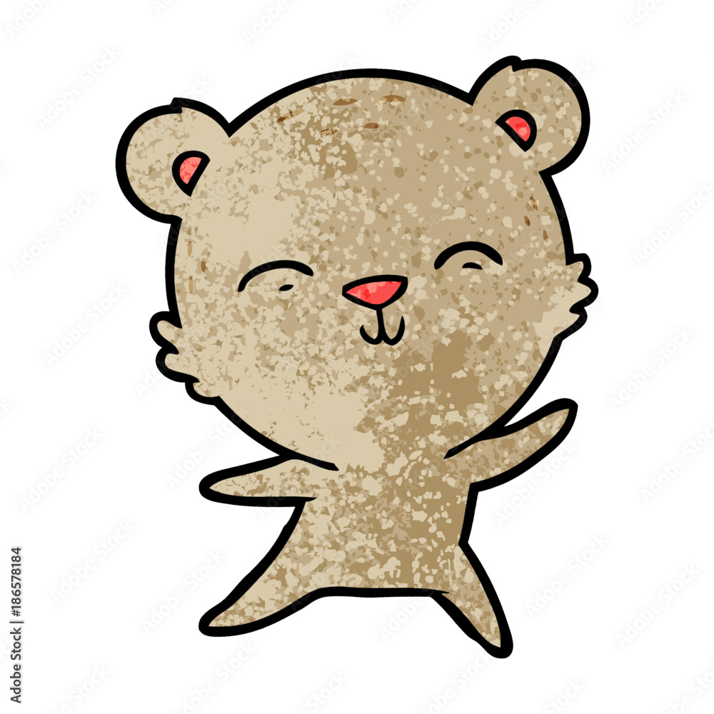 Obraz premium bear cartoon character