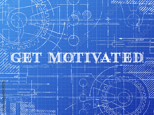 Get Motivated Blueprint Technical Drawing