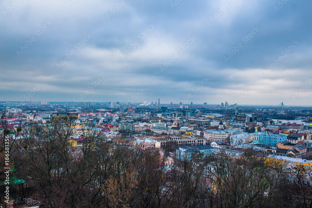 Panorama of Kyiv.