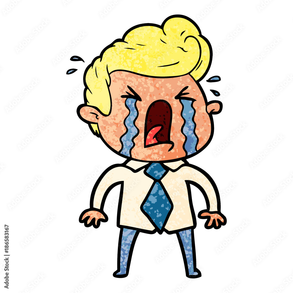 cartoon crying man cartoon crying man