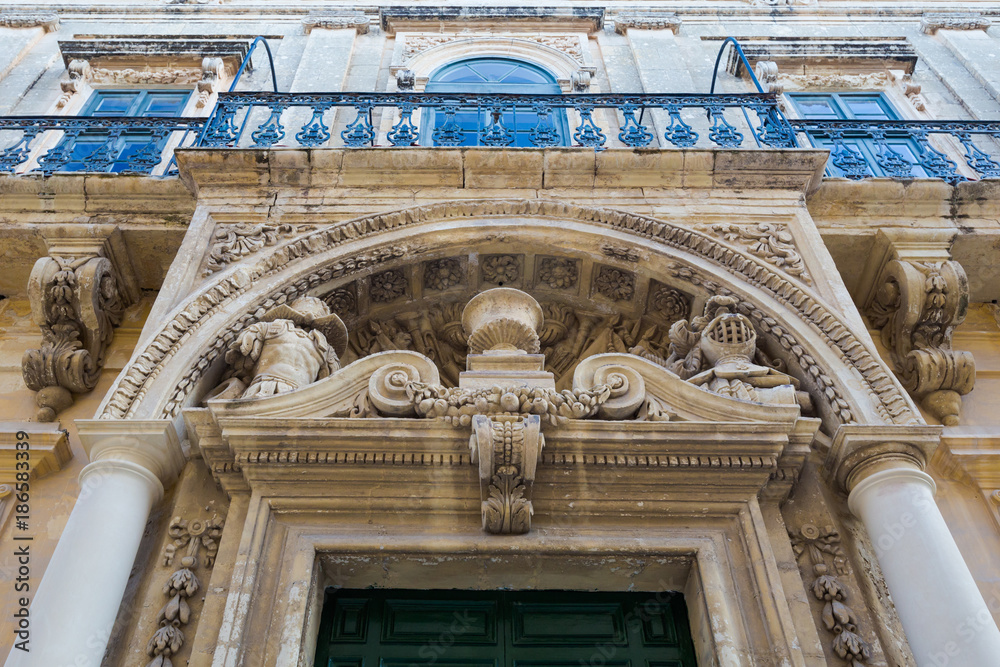 Architecture of Mdina on Malta