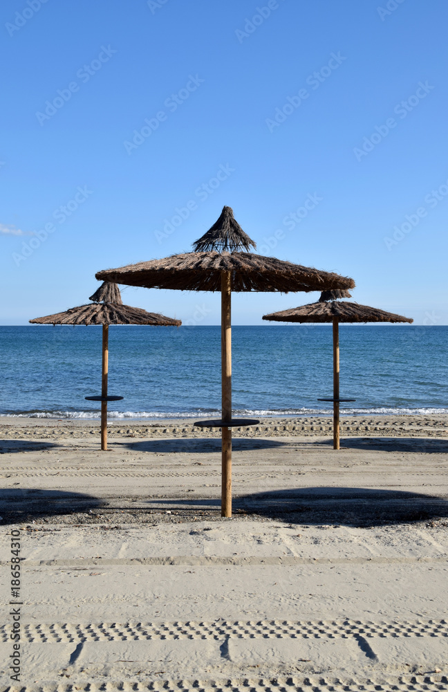 Fototapeta premium Spiaggia d'inverno Piombino