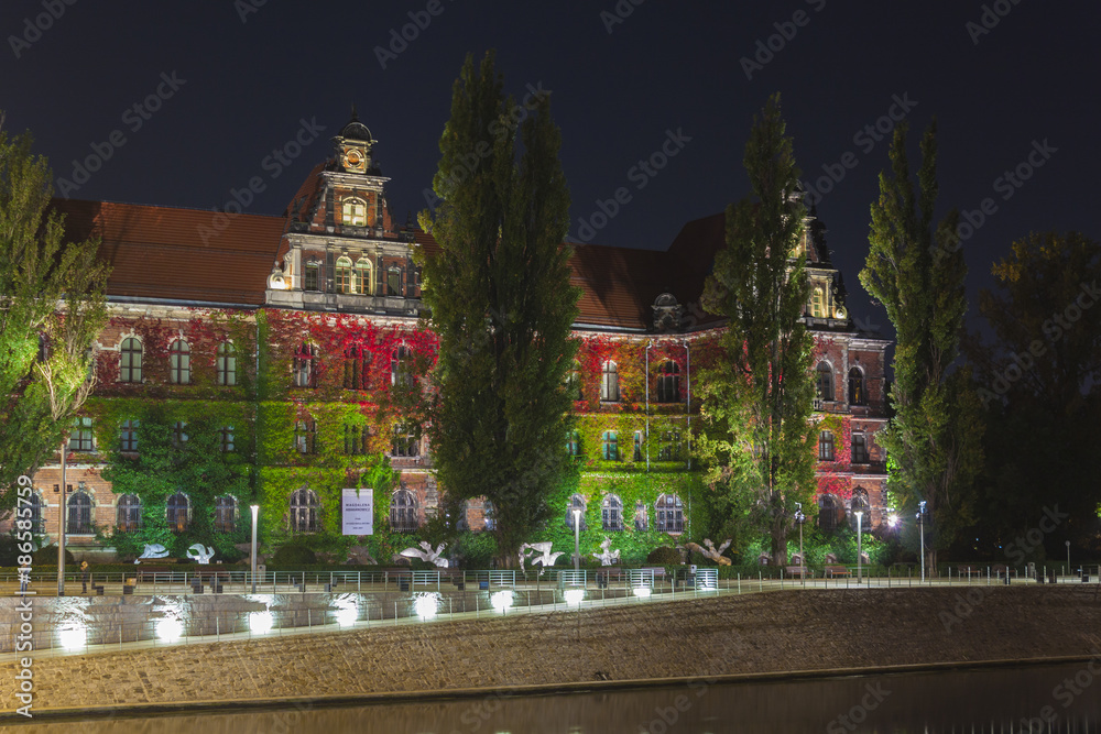 Wroclaw by night, Poland
