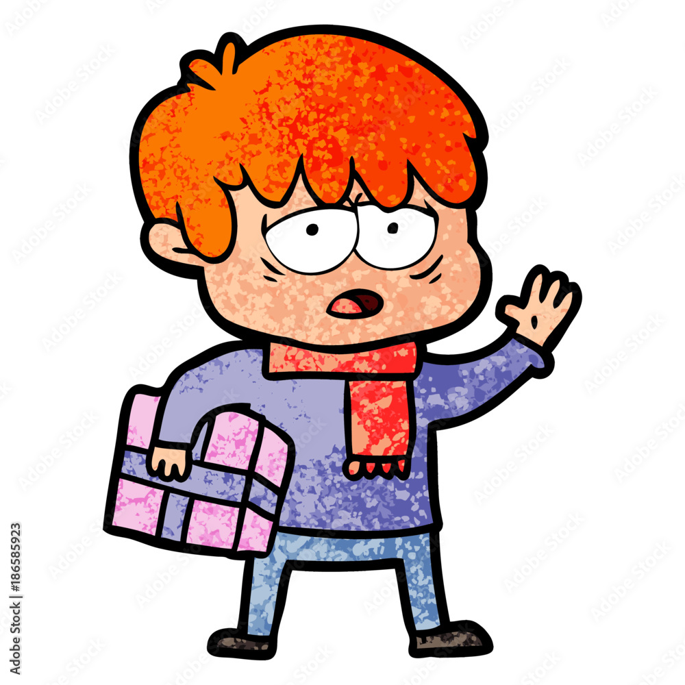 cartoon exhausted boy cartoon exhausted boy