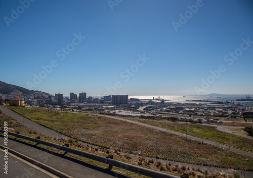 Cityscape of Cape Town at the Western Cape in South Africa