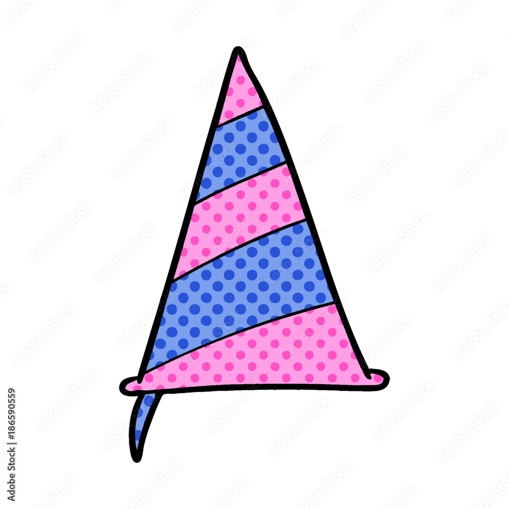 cartoon party hat