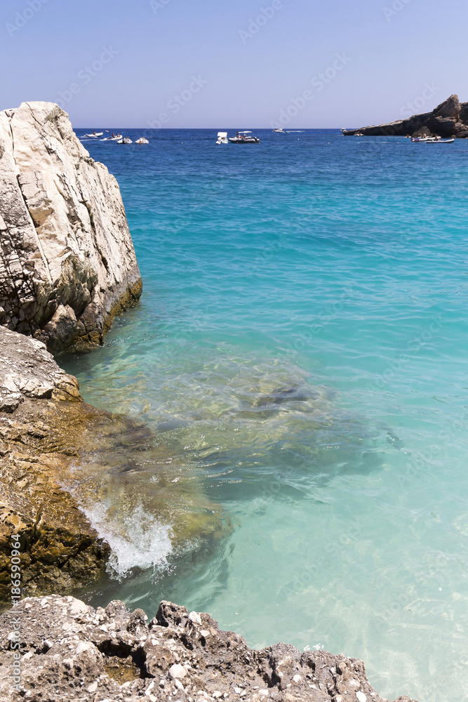 Mariolu Beach, Orosei Gulf, Baunei, Sardinia, Italy. Mariolu Beach, Orosei Gulf, Baunei, Sardinia, Italy.