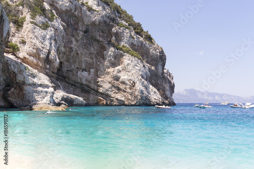 Mariolu Beach  Orosei Gulf  Baunei  Sardinia  Italy.