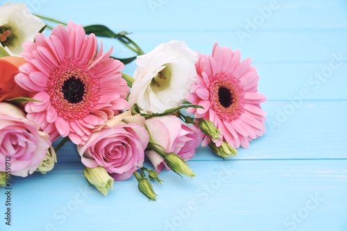 Grußkarte Blumen - Blumenst...