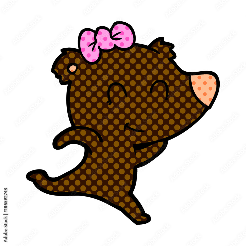 Obraz premium bear cartoon character