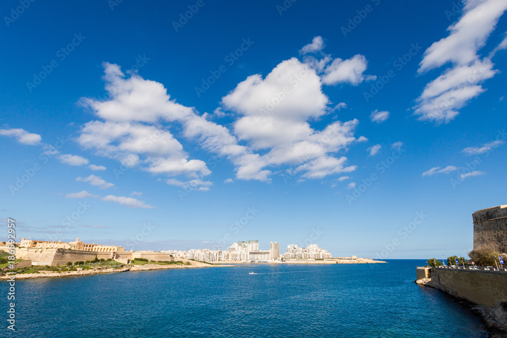 Port in Msida on Malta