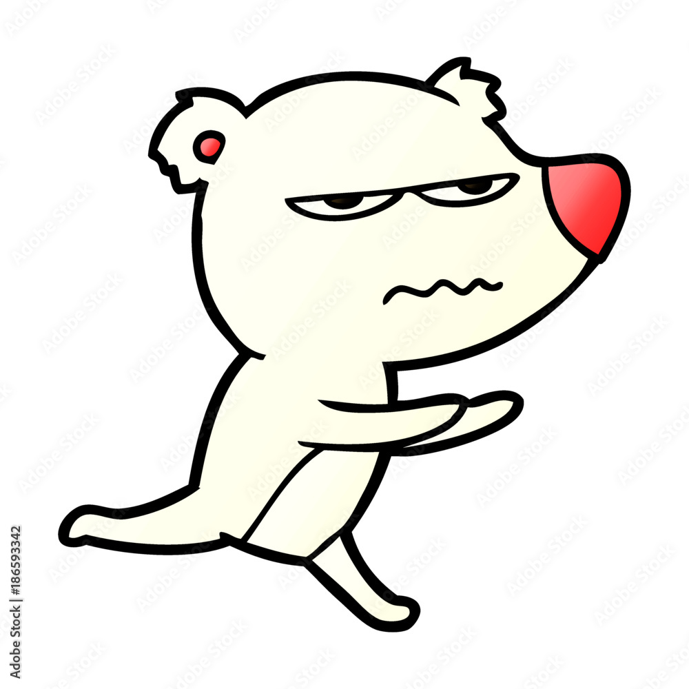 Fototapeta premium polar bear cartoon