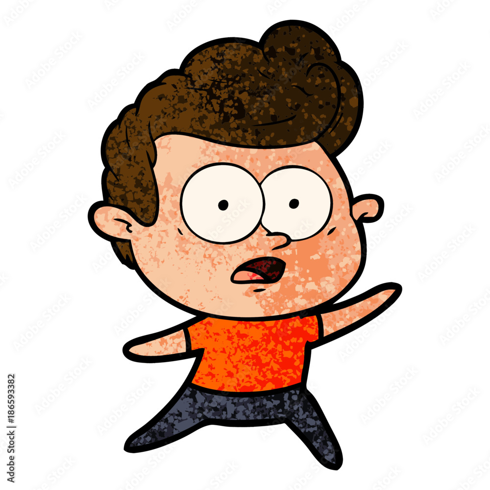 cartoon staring man cartoon staring man