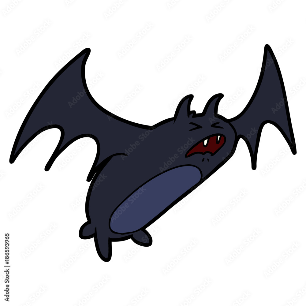 Fototapeta premium spooky cartoon bat