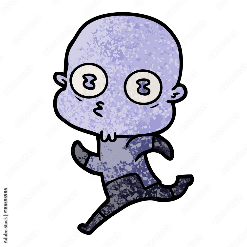 cartoon weird bald spaceman cartoon weird bald spaceman
