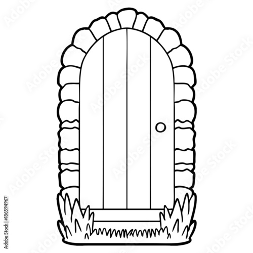 cartoon doorway
