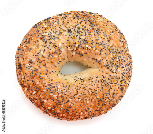 Everything Bagels Isolated on White background 