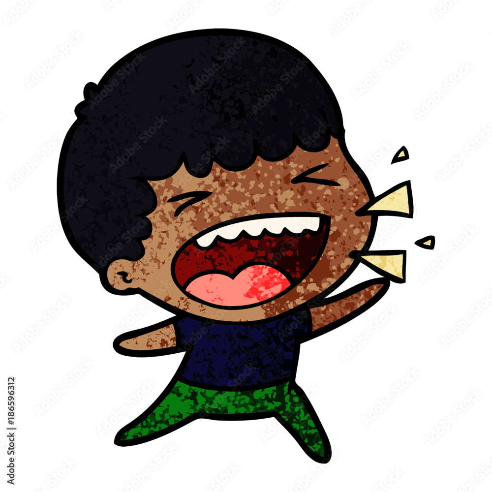 cartoon laughing man cartoon laughing man