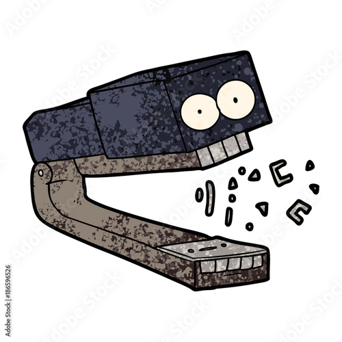 crazy cartoon stapler